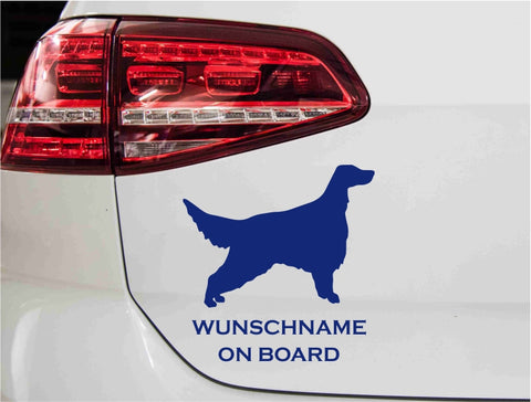 Aufkleber-silhouette-irish-setter-hunderasse-blau