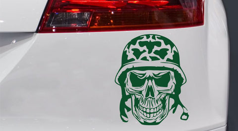 Skull Military Army Soldat Autoaufkleber