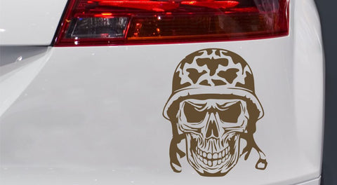 Skull Military Army Soldat Autoaufkleber
