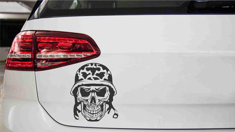 Skull Military Army Soldat Autoaufkleber