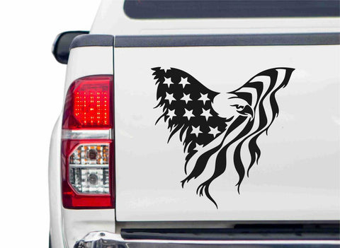 US Eagle Autoaufkleber