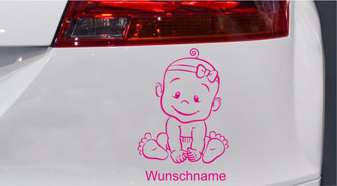 Süsses Baby on Board mit Schlaufe Autoaufkleber