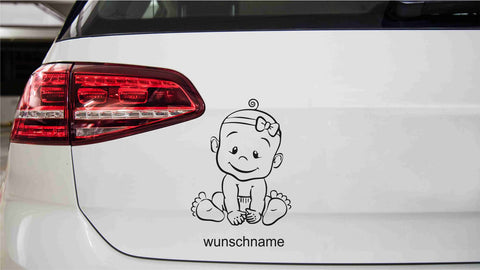 Süsses Baby on Board mit Schlaufe Autoaufkleber