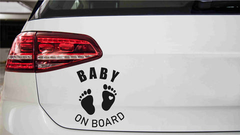 Baby Füsschen Autoaufkleber