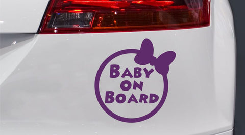 Baby On Board mit Schlaufe Autoaufkleber