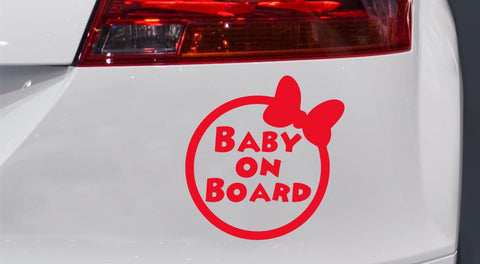 Baby On Board mit Schlaufe Autoaufkleber