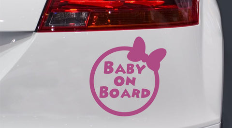 Baby On Board mit Schlaufe Autoaufkleber