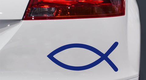 Christenfisch Autoaufkleber