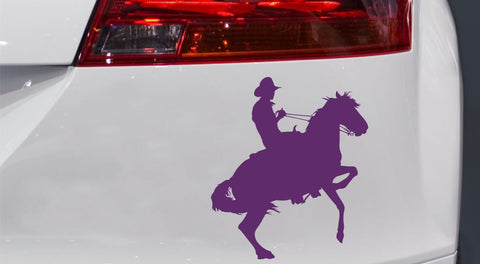 Cowboy Rodeo Autoaufkleber
