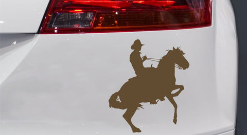 Cowboy Rodeo Autoaufkleber