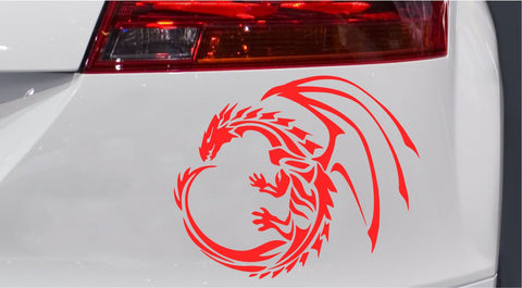 Mystischer Drache Autoaufkleber