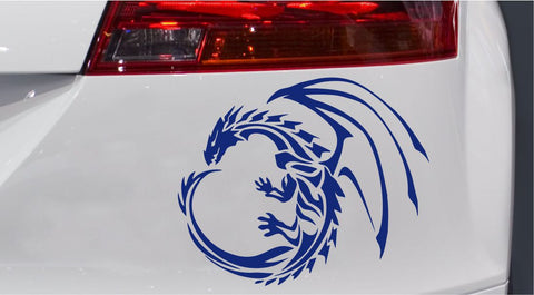 Mystischer Drache Autoaufkleber