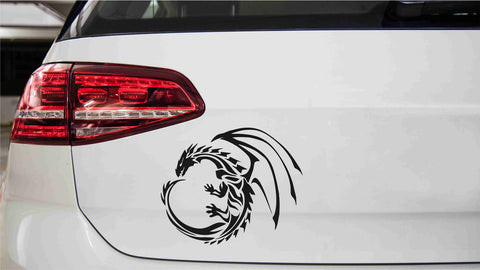 Mystischer Drache Autoaufkleber
