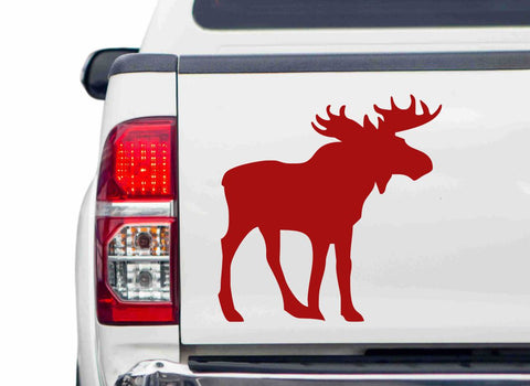 Elch Silhouette Autoaufkleber