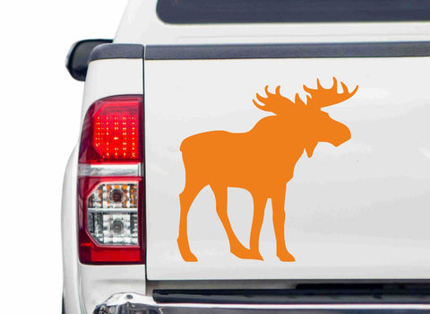 Elch Silhouette Autoaufkleber