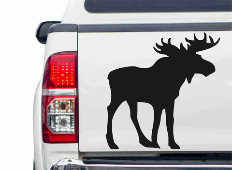 Elch Silhouette Autoaufkleber