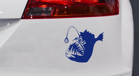 Angler Fisch Autoaufkleber