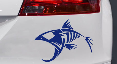 Fisch Skelett Autoaufkleber