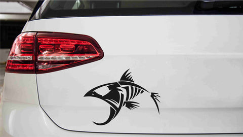 Fisch Skelett Autoaufkleber