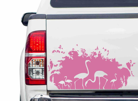 Flamingos Autoaufkleber