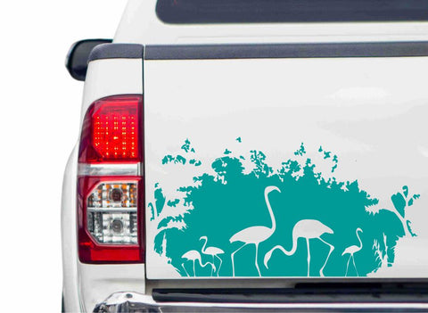 Flamingos Autoaufkleber