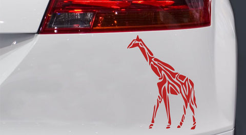 Giraffe Tribal 1 Autoaufkleber