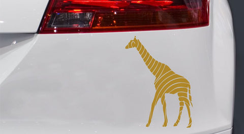 Giraffe Tribal 2 Autoaufkleber