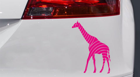 Giraffe Tribal 2 Autoaufkleber