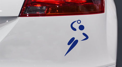Handball Spieler/-in Autoaufkleber
