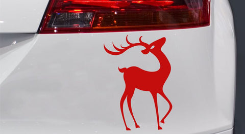 Hirsch Diva Autoaufkleber