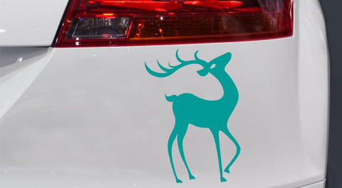 Hirsch Diva Autoaufkleber