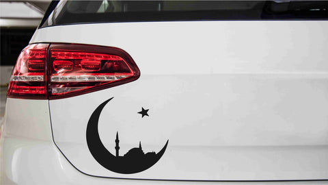 Islam Arabisch Orientalisch mond und sterne Autoaufkleber