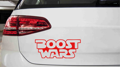 Boost Wars JDM Autoaufkleber