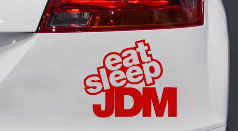 Eat Sleep JDM Autoaufkleber