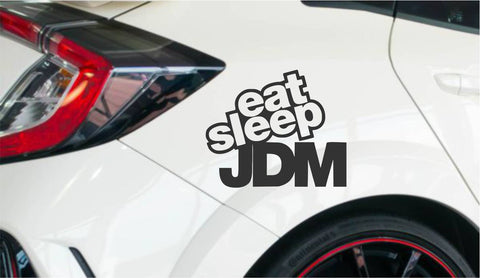 Eat Sleep JDM Autoaufkleber