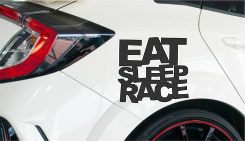 Eat Sleep Race JDM Autoaufkleber