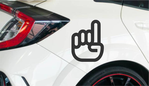 JDM Finger Autoaufkleber