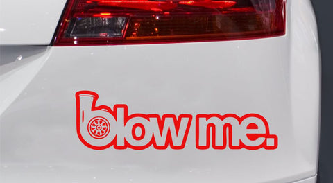 Blow me JDM Autoaufkleber
