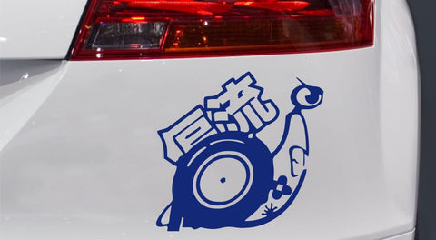 Turbo Schnecke Autoaufkleber