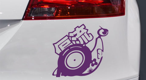 Turbo Schnecke Autoaufkleber