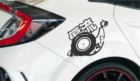 Turbo Schnecke Autoaufkleber