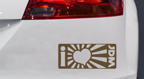 I Love War JDM Autoaufkleber