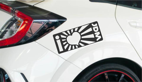 I Love War JDM Autoaufkleber