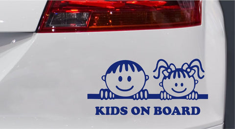 Kids on Board Baby Autoaufkleber