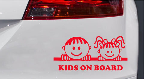 Kids on Board Baby Autoaufkleber