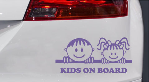 Kids on Board Baby Autoaufkleber