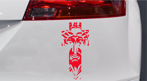 Jesus Kreuz Autoaufkleber