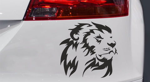 Löwenkopf Kahn Autoaufkleber