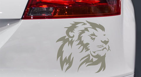 Löwenkopf Kahn Autoaufkleber