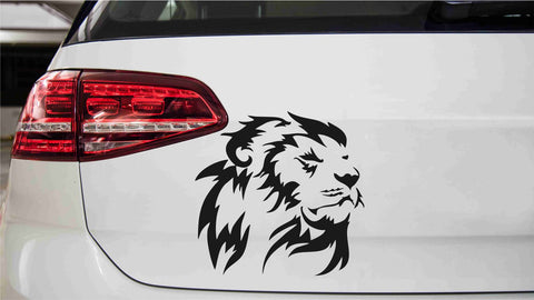Löwenkopf Kahn Autoaufkleber